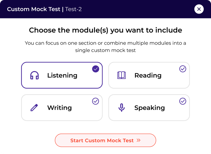 Flexible LanguageCert learning dashboard with mock test and practice features