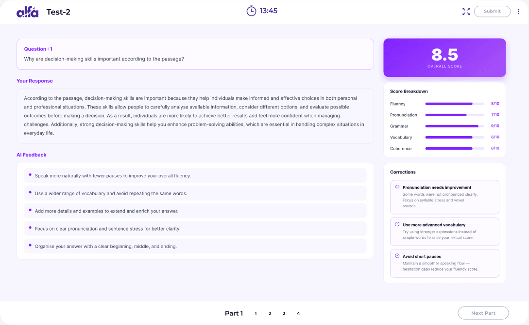 Pronunciation Analysis Tool for LanguageCert Speaking Test