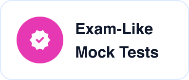 Exam-like mock tests badge