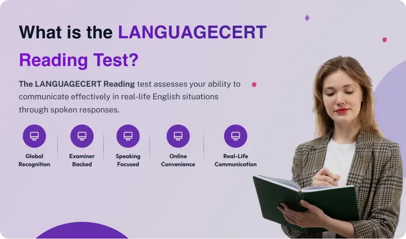 What is LANGUAGECERT reading test preparation guide